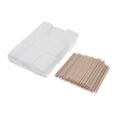 thumbnail image 1 of Paquete Completo de Cuidado para Uñas: 900 Toallitas Desmaquillantes y 100 Palitos de Madera para Cutículas, Material Suave y Natural, Ideal para Manicura Profesional o Uso en Casa., 1 of 6