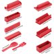 thumbnail image 2 of El secreto del chef para hacer sushi en casa: kit japonés divertido y fácil, juego de sushi de plástico para una preparación rápida, herramienta para hacer sushi, molde para sushi, material sin BPA,, 2 of 7