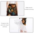 thumbnail image 2 of Thanksgiving Stylish Chiffon Beach Skirt with Polyester Straps for Women - for the Beach, 2 of 6