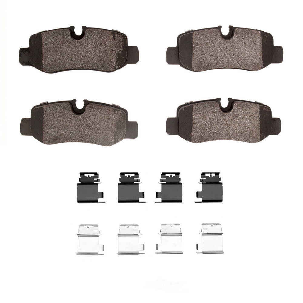 Dynamic Friction Company 1600-1893-01 DFC EURO 5000 Ceramic Brake Pads and Hardware Kit