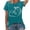 Z2Green, variant on Trendfront Womens Casual Fashion Tops Short Sleeve Crewneck Shirt Horse Riding Graphic T Shirts Summer Loose Fit Daily Style Clothing