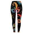 thumbnail image 3 of MKLEKYY Leggings deportivos para mujer, leggings estampados para mujer, leggings de ejercicio para fitness, pantalones de yoga, 3 of 3