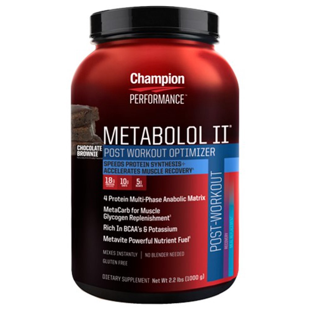 Champion Nutrition Metabolol II Chocolate Brownie 2.2 Pound Walmart
