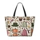 thumbnail image 2 of Fotbe Vintage Coffee Bolsa de Viaje para Playa - Resistente al Agua, Bolsa Tote de Gran Capacidad y Ligera con 7 Bolsillos para Mujeres y Hombres, 2 of 7