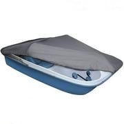 waltyotur Pedal Boat Cover Replacement for 3 or 5 Person Pedal Boat Pelican Boat Monaco Boat Grey