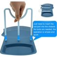thumbnail image 5 of Juego de 2 soportes para cucharas grandes, soporte para tapa de cocina multifuncional, 5 of 5