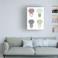 thumbnail image 2 of Canvas Wall Art - Marlee Ash Calligraphy and Design 'Curly Quad Pastels' Wall Art for Living Room, Bedroom, or Office Décor by Trademark Fine Art - 18 x 24 Inches, 2 of 4