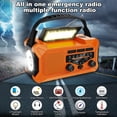 thumbnail image 4 of KOGYAS 10000mAh Hand Crank Radio,Emergency Radio,Solar Radio,NOAA/AM/FM Weather Radio,USB Type-C Charging,Dynamo Radio,Polymer Battery,Torch & LED Reading Light,SOS Alarm,Compass for Camping, 4 of 7