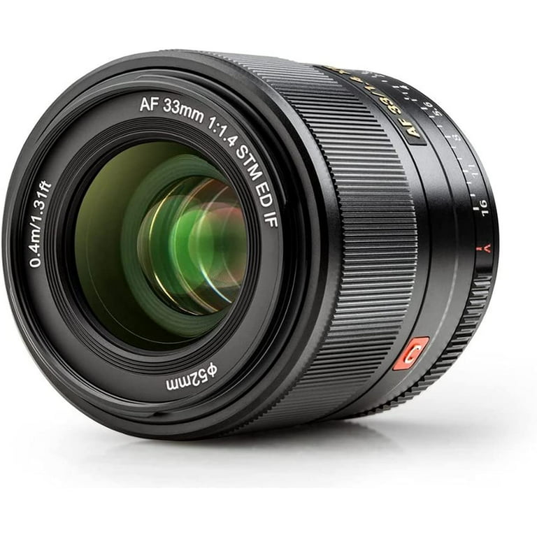 VILTROX 33mm F1.4 XF AF 33/1.4 STM Auto Focus Fixed Focus Lens for Fujifilm  FUJI X-mount X-T3 X-H1 X20 X-T30 X-T20 X-T10 Camera Black