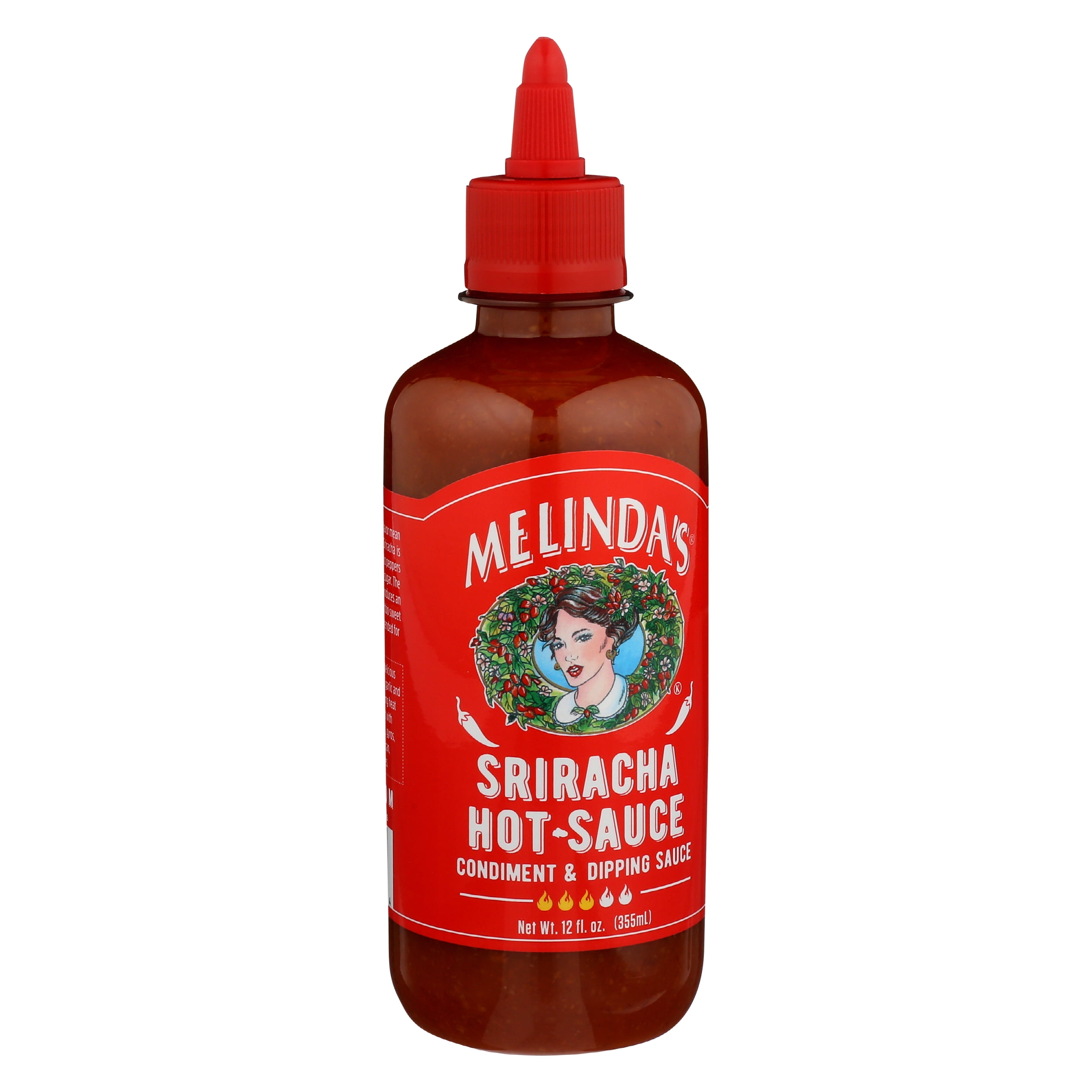 Pack of 6, Melindas Sriracha Hot Sauce, 12 oz