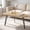 Natural, variant on Manxile Round Coffee Tables for Living Room, 2 Tier Wooden Center Table with Storage Shelf for Home Office, Charcoal Gray