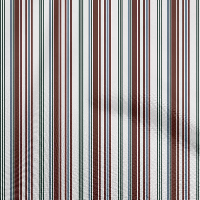 oneOone Viscose Chiffon Maroon Fabric Stripes Sewing Craft Projects Fabric Prints By Yard 42 Inch Wide-GK
