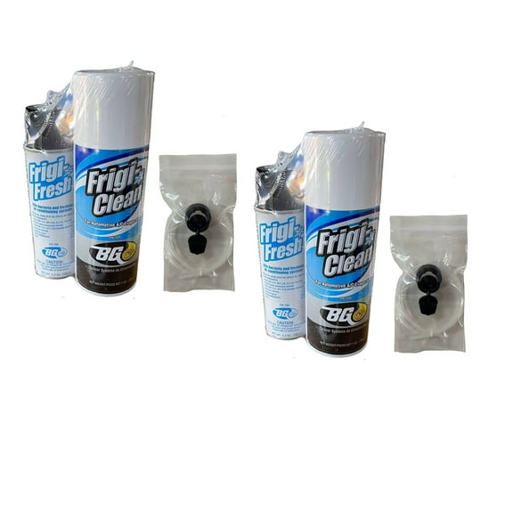 BG Frigi-Clean Aerosol AC Evaporator Cleaner And Frigi-Fresh Kit