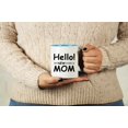 thumbnail image 2 of Inkdotpot Hello My New Name Is Mom 11oz CeramicCoffee Mug Funny Novelty Mothers Day Gift Mug-Blue, 2 of 6