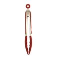 thumbnail image 1 of Starfrit 9" Red Silicone Tongs, 1 of 3