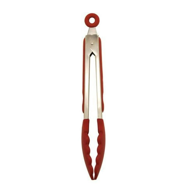 Starfrit 9" Red Silicone Tongs