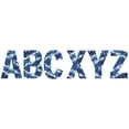thumbnail image 2 of Eureka Shibori Tie-Dye 7" Deco Letters, 129 Per Pack, 3 Packs, 2 of 2