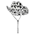 thumbnail image 2 of Chapeau de Cowboy pour Femmes, Style Western Lacté, Casquettes Double Face, 2 of 6