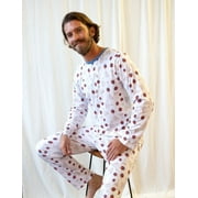 Leveret Mens Two Piece Cotton Pajamas Menorah M
