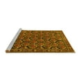 thumbnail image 2 of Ahgly Company Machine Washable Indoor Rectangle Persian Yellow Traditional Area Rugs, 6' x 9', 2 of 4