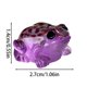 thumbnail image 5 of Figurita decorativa de resina con forma de rana que brilla en la oscuridad. Idea única para decorar el hogar., 5 of 6