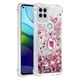 thumbnail image 2 of Funda para Motorola Moto G Stylus 2021 5G con Brillo Líquido Flotante, Purpurina, Parachoques y Anillo Giratorio Soporte, 2 of 5