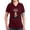 Garnet, variant on CafePress - Notorious RBG Women's V Neck Dark T Shirt - Women's V-Neck Dark T-Shirt