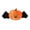 E001- A, variant on Spooky Halloween Decorations, Novelty Smiling Pumpkin Throw Pillow, Pumpkin Home Decor and Bat Accent Display for Halloween Events, Perfect Gifting Option, Ultra-Soft Plush