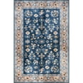 thumbnail image 2 of Rugs USA Dayflower Vintage Machine Washable Area Rug, 6' x 9', Dayflower Blue, 2 of 7