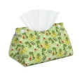 thumbnail image 2 of Lsque Cute Dinosaurs Cartoon Printed Long Tissue Box Cover Holder, Facial Paper Organizer Dispenser,Triangle with Bottom Belt, PVC Leather Decorative Organizer, 2 of 9