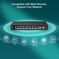 thumbnail image 3 of Switch VIMIN VM-S250802 de 8 puertos RJ45 de 2,5G + 2 puertos SFP de 10G, sin ventilador, 3 of 9