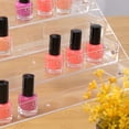thumbnail image 3 of POINTERTECK 5 Tier Nail Polish Rack Acrylic Nail Polish Organizer Cosmetic Stand Display Rack Holder  Holds Up to 45 Bottles in Standard, 3 of 7