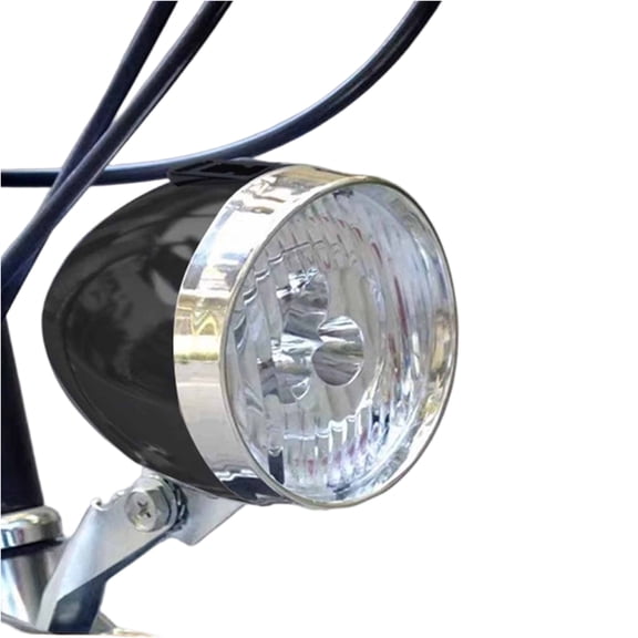 Retro Bike Headlight USB Rechargeable LED Bicycle Front Light High Brightness Vintage Cycling Headlamp Night Riding Safety Gear for Mountain Road Bikes