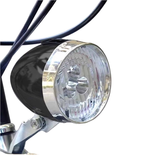 USB Rechargeable Bike Headlight, Retro LED Front Light for Mountain Bikes, High-Brightness Cycling Equipment for Night Riding