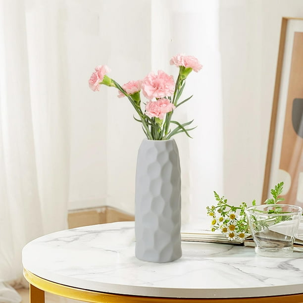 Xihbxyly Jarrón Decorativo, Elegante Porta Flores Verde, Diseño Moderno para La Decoración Del Hogar, Versátil para Bodas y Fiestas, Perfecto para Sala de Estar U Oficina, Regalo Ideal para Inaugurac