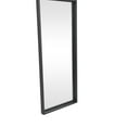 thumbnail image 6 of DecMode 24" x 60" Black Metal Tall Floor Mirror, 6 of 13