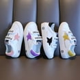 thumbnail image 4 of Zapatos blancos para niños, zapatos sucios de otoño para niñas, zapatos casuales, zapatos de tabla transpirables para niños, zapatillas deportivas, 4 of 6