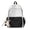 Black, variant on Moontgen Nylon Polka Dot Backpack Purse for Women Travel Daypack Bag with Pendant Laptop Backpacks Large Capacity for Travel Outdoor Gym Cycling Daily (Black)