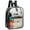 Black, variant on Waterproof Clear Backpack Heavy Duty PVC Transparent Backpack Stadium Approved Shoulder Bag for Work, Stadium, Travel, Security, Festival (Black)
