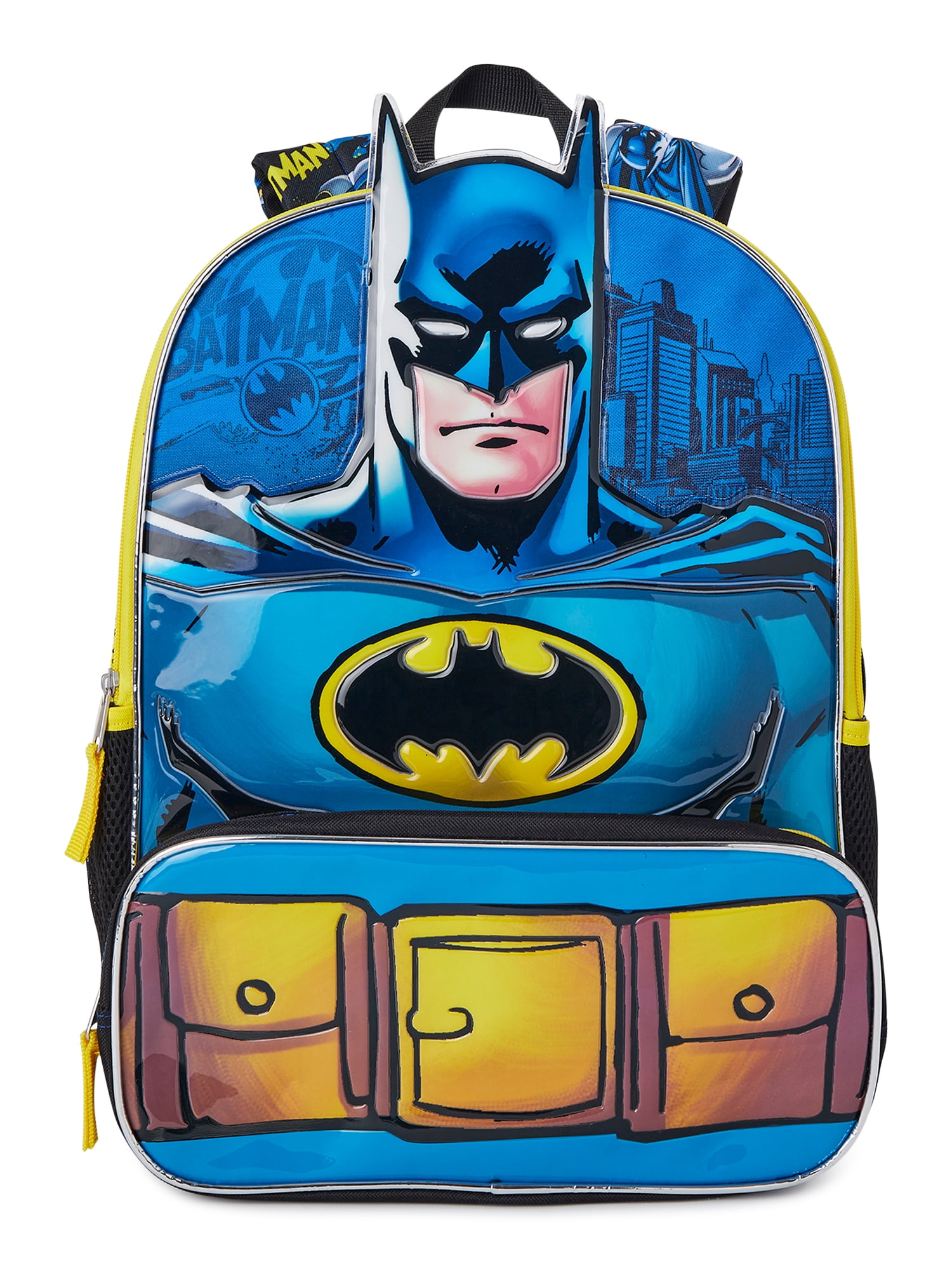 vliegtuig beroerte Hertogin Warner Bros. DC Comics Batman Kids 17" Backpack - Black - Walmart.com