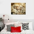 thumbnail image 4 of Nawypu  Canvas Wall Art Prints Cave of Lascaux, Great Hall, Left Wall: Second Bull, Below Kneeling Red Cow, Animals Decor, 4 of 4