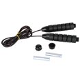 thumbnail image 4 of Lixada Durable Steel Wire Jump Rope with Adjustable Length, Non-Slip Foam Handles, and Weighted Inserts for Cardio and Strength Training, Includes Storage Bag in Black, 4 of 6