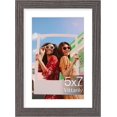 thumbnail image 1 of Vittanly 5x7 Picture Frame, Display Pictures 4x6 with Mat or 5x7 without Mat, Premium Material with Shatter Resistant Plexiglass, Photo Frame for Wall or Table Top Display, Dark Grey, 1 Pack, 1 of 1