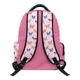thumbnail image 2 of Pzuqiu Butterfly Polka Dot 17 Inch Backpack for Kids Girls Shoulder Bookbags Casual Laptop Backpacks with Adjustable Shoulder Strap Breathable for School Hiking Travel Age 6-18, 2 of 7