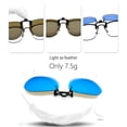 thumbnail image 5 of Joopin Polarized Clip on Sunglasses for Women Men Rimless Flip Up Anti-Glare Driving Glasses(Mirrored Blue), 5 of 9