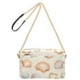 thumbnail image 2 of FORMRS Women Crossbody Purse with Chain Strap Vegan Leather Shoulder Handbag, Beige Seashell, 2 of 7