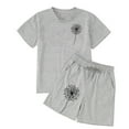 thumbnail image 6 of MUXiin Girl's 2 Piece Outfits Cute Summer T-Shirt and Graphic Shorts Clothing Sets, 6 of 6