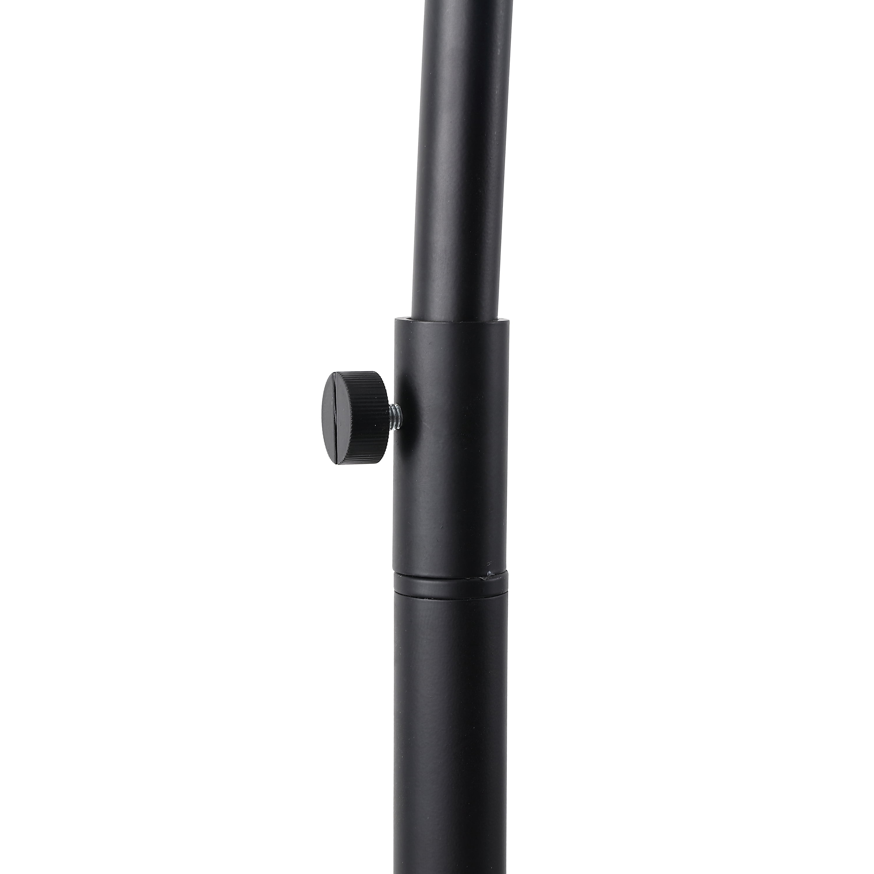Safavieh Couture Rosabellina 80" Powder Coating Black and Gray Marble Base Floor Lamp