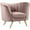 Pink, variant on Homestock Vintage Vogue Black Velvet Chair