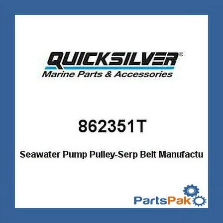 Quicksilver 8M0150724 Water Pump Pulley